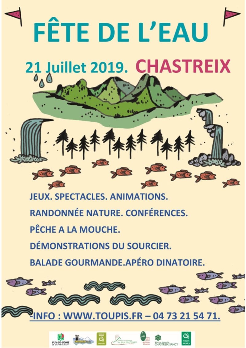 La Fête de l'eau à Chastreix Dimanche 21 juillet Terre d'Horizon Auvergne La Fête de l'eau à Chastreix Dimanche 21 juillet Terre d'Horizon Auvergne